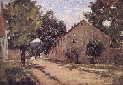 Camille Pissarro Marley Road to Hong Kong USA oil painting artist